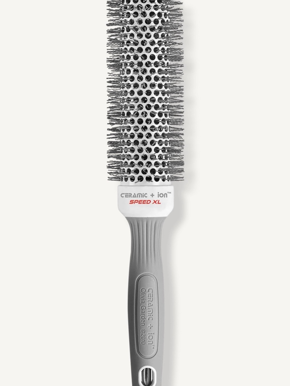 Olivia Garden CIXL 35 Ceramic + Ion Speed XL Round Brush - Gray